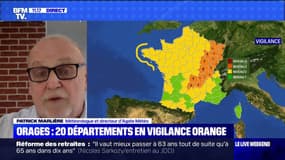 Orages : 20 départements placés en vigilance orange - 23/10