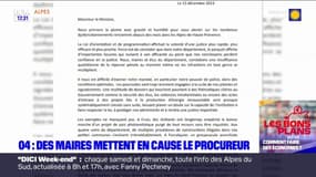 Alpes-de-Haute-Provence: des maires mettent en cause le procureur de Digne-les-Bains