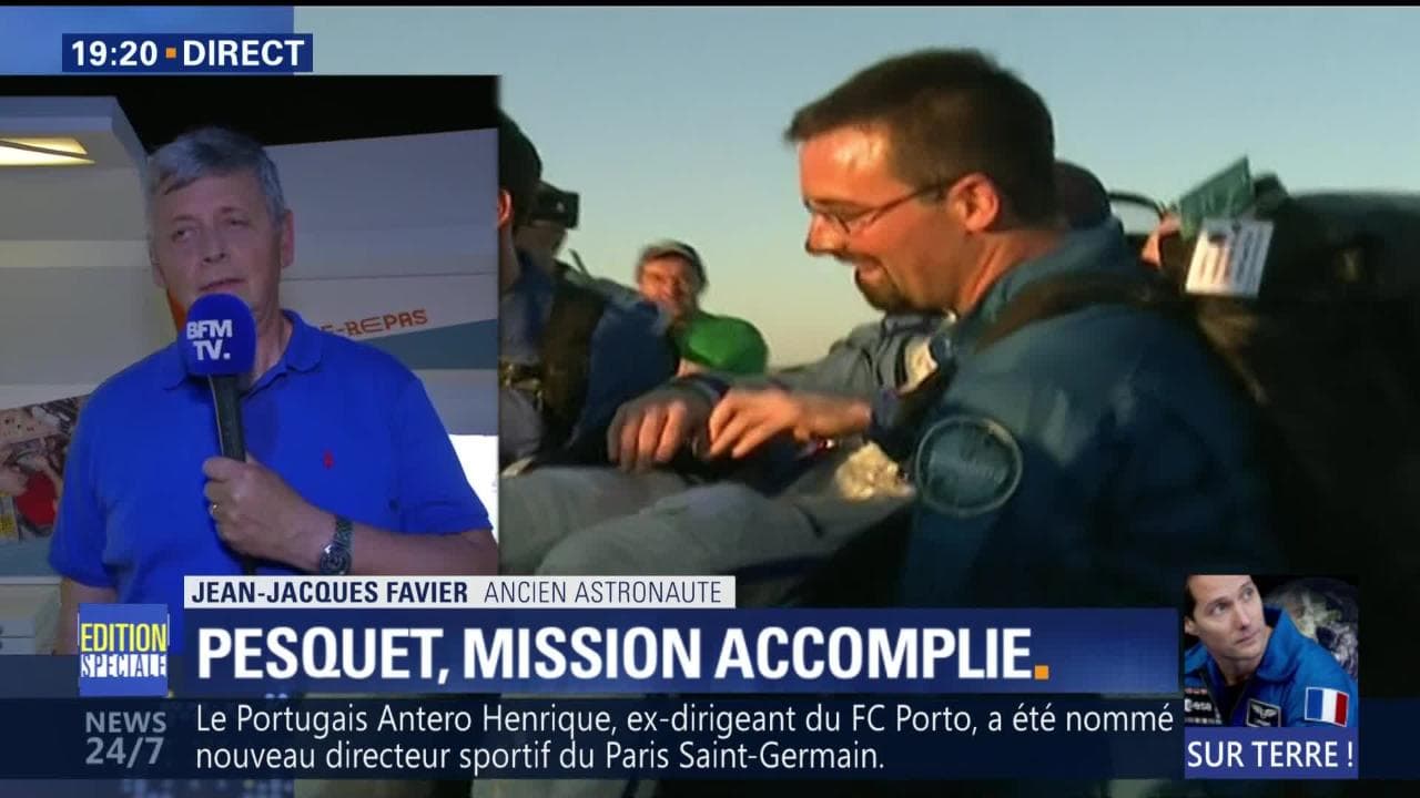 Retour de Thomas Pesquet sur Terre: il lui faut "plusieurs ...