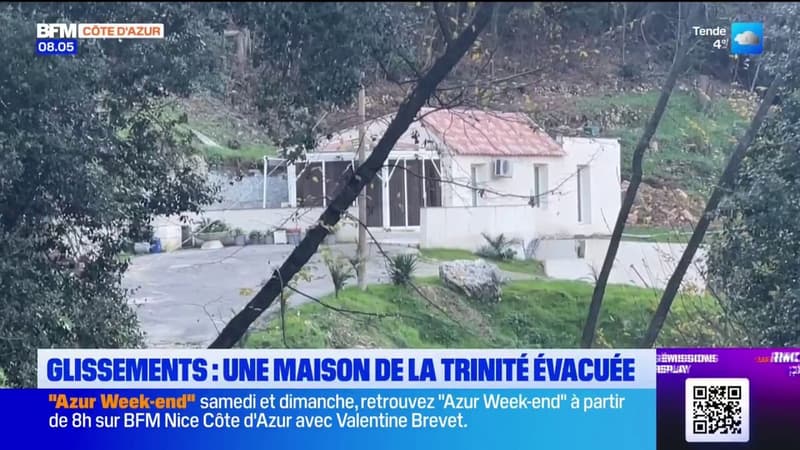 La Trinité: une maison évacuée en urgence en raison de risques de glissements de terrain