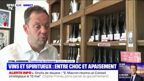 "Il y a une solidarité française et européenne, parce qu'on est attaqués de front": ce producteur de champagne réagit à l'entrée en vigueur des droits de douane américains