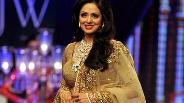 Sridevi à Mumbai en juillet 2017
