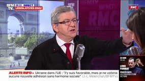 Mélenchon : "Si l'Ukraine doit adhérer à l'UE, il faut d'abord qu'on remonte ses standards sociaux"