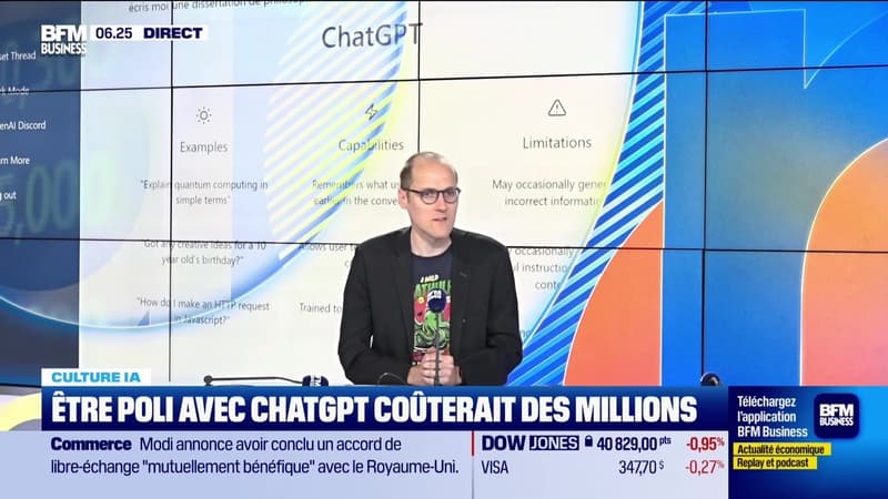Culture IA : Être poli avec ChatGPT coûterait des millions, par Anthony Morel - 07/05