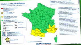 Le département des Alpes-Maritimes était le seul placé ce mercredi matin en vigilance orange "orages" et "pluie-inondations".