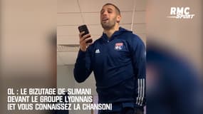 OL : L'amusant bizutage de Slimani devant le groupe lyonnais (et vous connaissez la chanson)