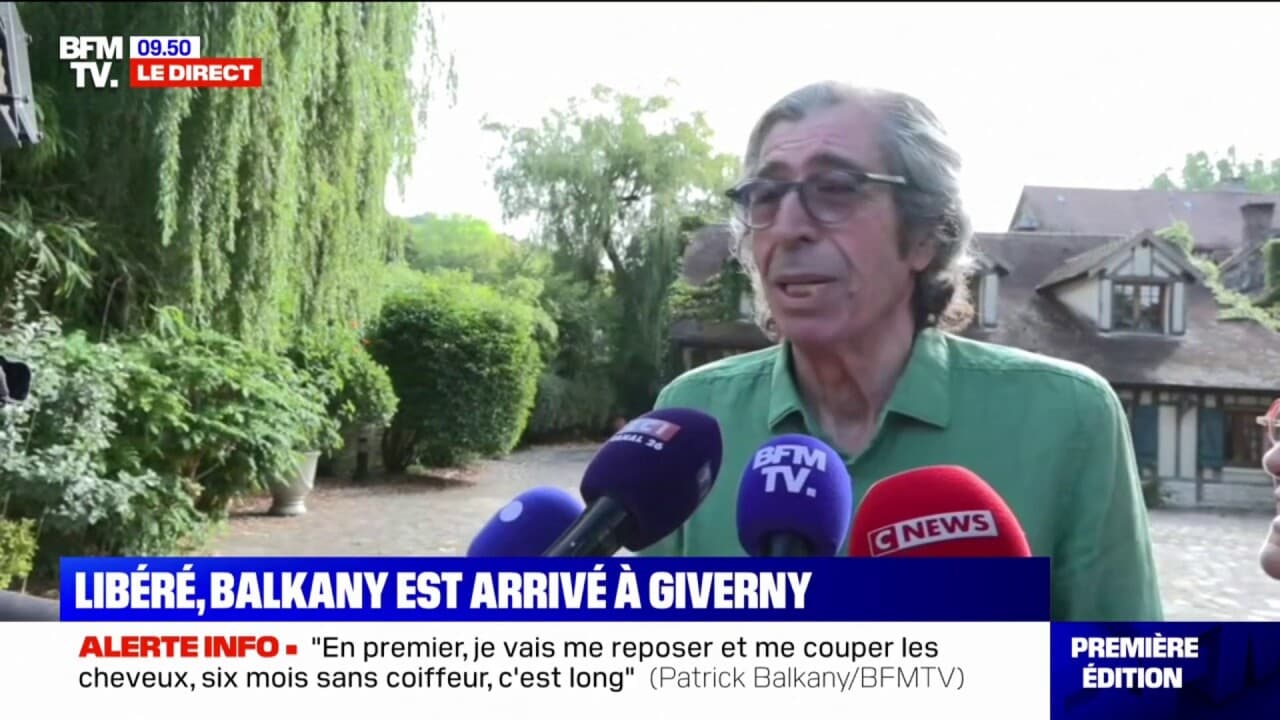 Patrick Balkany, sorti de prison ce matin, est arrivé chez lui ""je me