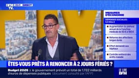 Suppression de deux jours fériés: "Travailler gratuitement deux jours, ce n'est pas possible", pour Frédéric Souillot, secrétaire général de FO