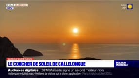C beau chez nous: le coucher de soleil depuis le sémaphore de Callelongue à Marseille
