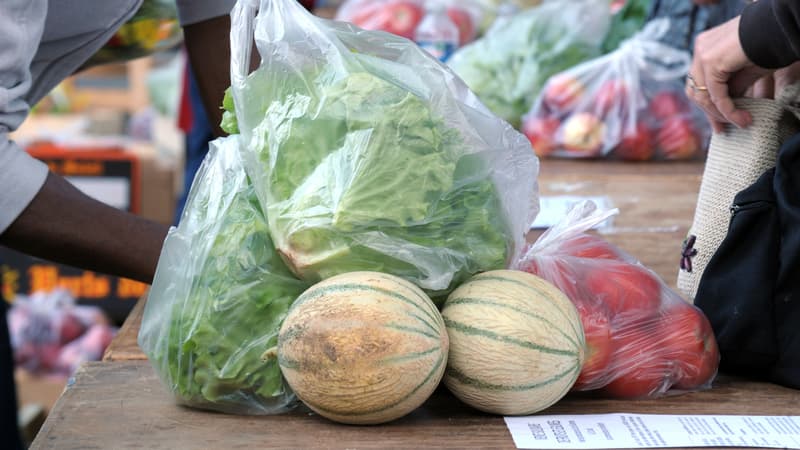 Le syndicat d'agriculteurs Modef organise cette vente directe.