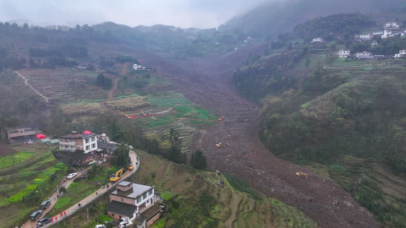 Glissement de terrain en Chine: au moins un mort et 28 disparus dans la province du Sichuan