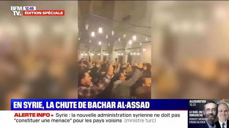 Syrie: des scènes de liesse dans le palais présidentiel déserté par Bachar al-Assad