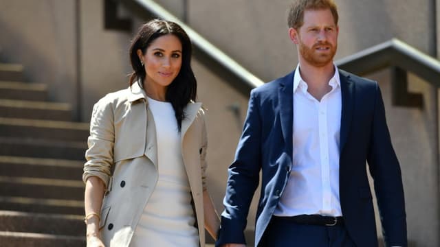 Le prince Harry et son épouse Meghan Markle le 16 octobre 2018