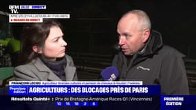 "On marche vraiment sur la tête": les agriculteurs se mobilisent près de Paris