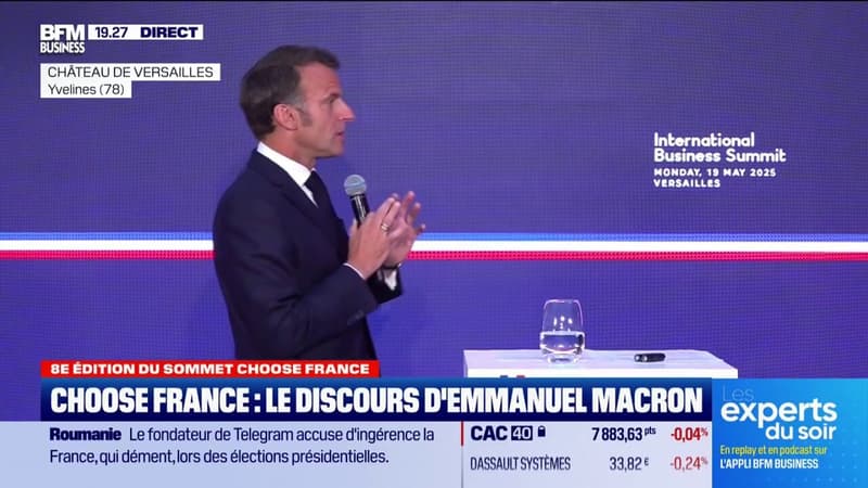 4Choose France 2025 : Emmanuel Macron s'exprime sur le marché unique européen
