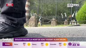 Douchy pleure la mort de son "voisin" Alain Delon