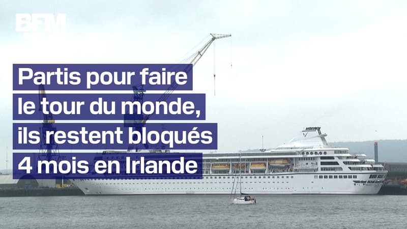 Ils devaient faire le tour du monde en bateau de croisière, mais sont restés bloqués en Irlande du Nord