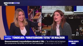Consultations à l'Élysée: "On ne va pas rencontrer Emmanuel Macron. On va rencontrer les autres forces politiques", déclare Marine Tondelier (les Écologistes)