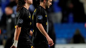 Carles Puyol et Andres Iniesta