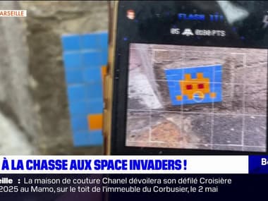 Aix-en-Provence: petits et grands partent à la chasse des "Space Invaders"