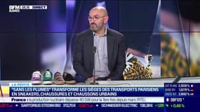 La pépite : "Sans Les Plumes" réalise des chaussures à partir du tissu des sièges des transports en commun parisiens, par Noémie Wira - 12/12