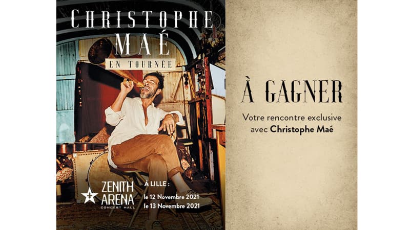 A GAGNER : VOTRE RENCONTRE EXCLUSIVE AVEC CHRISTOPHE MAE A LILLE