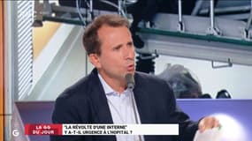 #Hôpital - "J'ai été très touché par ce livre, mais vous basculez dans un narcissisme politique qui vous aveugle : il n'y a que la santé !". @LanxadeT #SabrinaAliBenali #GGRMC   