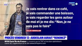 Procès du 13-Novembre: Salah Abdeslam aurait "renoncé", les victimes dénoncent la "fable" de ce dernier