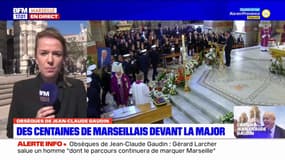 Obsèques de Jean-Claude Gaudin: des centaines de Marseillais rassemblés à la Major