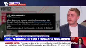 "On a le droit de manifester dans ce pays": Louis Boyard (LFI) affirme qu'il participera à une marche vers Matignon si elle a lieu