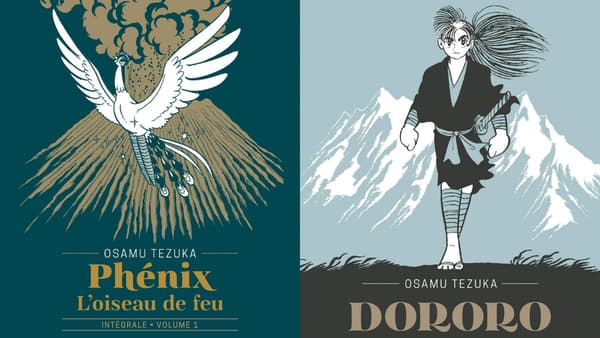 Les couvertures de "Phénix" et de "Dororo" d'Osamu Tezuka Les couvertures de "Phénix" et de "Dororo" d'Osamu Tezuka