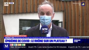 Auvergne-Rhône-Alpes: "10% de cas positifs au variant anglais" dans la région rapporte Bruno Lina, virologue à Lyon