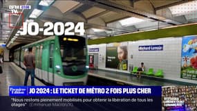 JO 2024 : le ticket de métro deux fois plus cher - 28/11