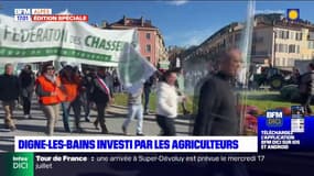 Digne-les-Bains: près de 200 agriculteurs ont manifesté ce mardi pour dénoncer leurs conditions de travail