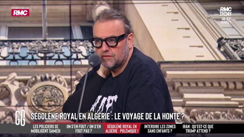 La charge de Bruno Poncet sur Ségolène Royal et son déplacement en Algérie