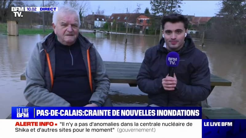 Pas-de-Calais: la Lys commence à déborder à Thérouanne