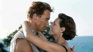 Arnold Schwarzenegger et Jamie Lee Curtis dans "True Lies".