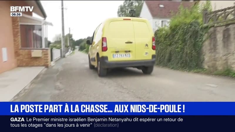 Dans le Doubs, les véhicules des postiers équipés de caméras pour détecter les nids-de-poule