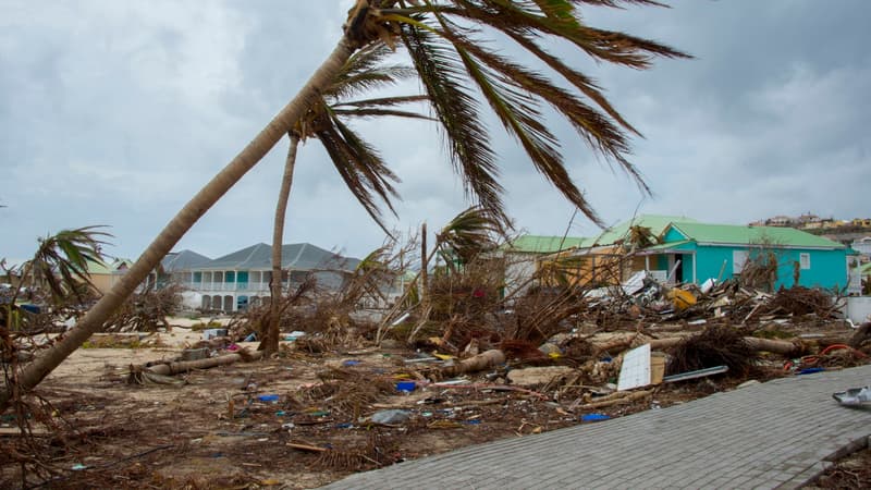 L'île de Saint-Martin a été dévastée par l'ouragan Irma.