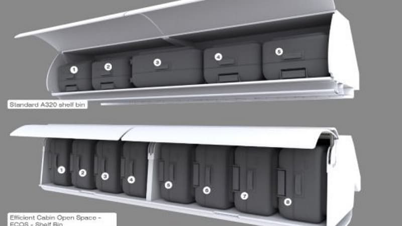 Les nouveaux coffres à bagages d'Air France 