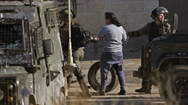 Les forces israéliennes à Ramallah le 13 décembre.