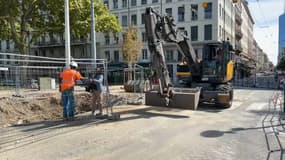 Le quai Sarrail a été en travaux après une rupture de canalisation.