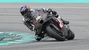 Jorge Martin lors des essais de pré-saison à Sepang (Malaisie), le 5 février 2025