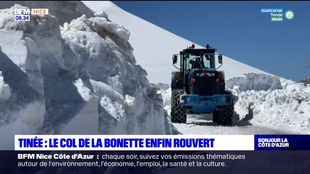 Alpes-Maritimes: le col de la Bonnette rouvre à la circulation
