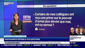 BFM Business avec vous : Le montant des primes sur le pouvoir d'achat - 21/11