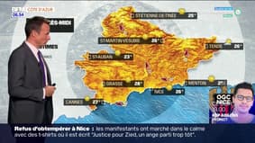 Météo Nice Côte d'Azur: du soleil ce lundi mais moins de chaleur