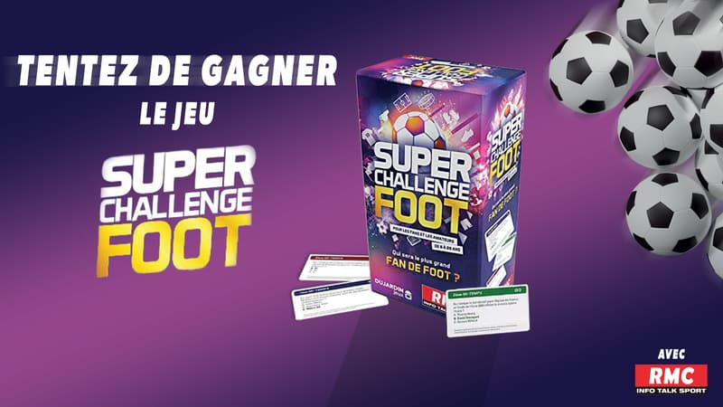 Gagnez le jeu de société super challenge foot