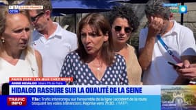 JO 2024: Anne Hidalgo indique que la qualité de l'eau de la Seine et bonne pour les épreuves de nage