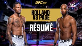 Résumé UFC : Page fait le show et s'impose face à Holland 