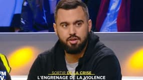 Eric Drouet en plateau sur BFMTV